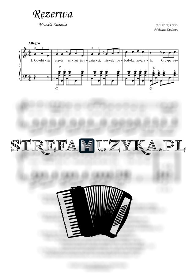 Rezerwa - Akordeon - StrefaMuzyka.pl