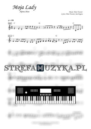 Moja Lady - Alpina Show nuty pdf na keyboard