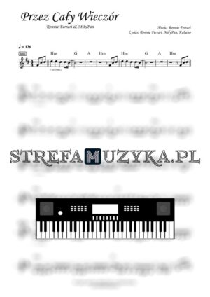 Przez Cały Wieczór - Ronnie Ferrari & Miły Pan nuty pdf na keyboard