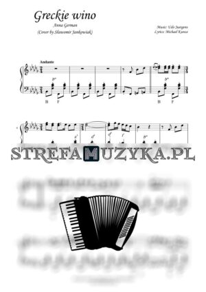 Greckie wino - Anna German - Akordeon - StrefaMuzyka.pl