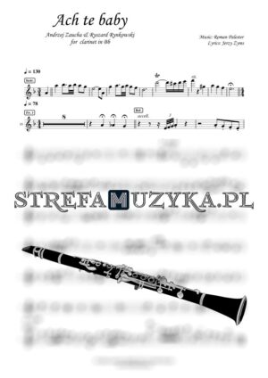 Ach te baby – Andrzej Zaucha & Ryszard Rynkowski nuty na klarnet