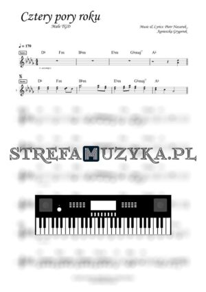 Cztery pory roku - Małe TGD nuty pdf na keyboard