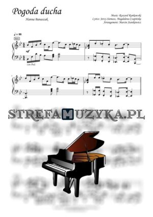 Pogoda ducha - Hanna Banaszak nuty na pianino, fortepian