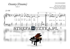 Oceany (Oceans) - exodus 15 - Łatwa Miniaturka (Refren) nuty pdf, łatwe, proste