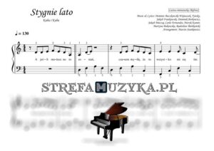 Stygnie lato - Kuba i Kuba - Łatwa Miniaturka (Refren) łatwe nuty
