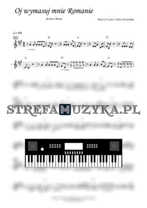 Oj wymasuj mnie Romanie - Jessica Music nuty pdf na keyboard
