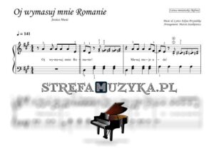 Oj wymasuj mnie Romanie - Jessica Music nuty łatwe na pianino