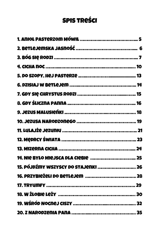 Kolędy i Pastorałki - 20 utworów na Fortepian - NUTY na pianino - obrazek 2